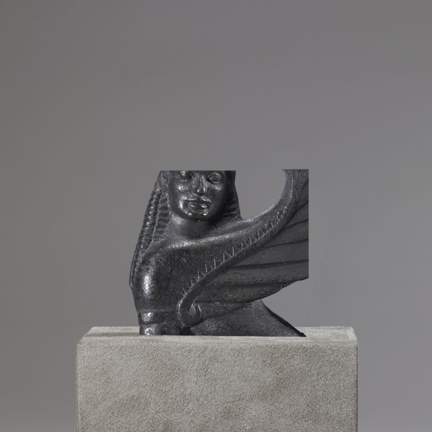 Karlos Gil. L´object de repetition, 2015. Impresión 3D de filamento de porcelana. Pieza única. 10 x 10 x 6 cm.