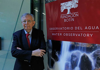 Ramón Llamas, director del Observatorio del Agua de la Fundación Botín Ramón Llamas, director del Observatorio del Agua de la Fundación Botín