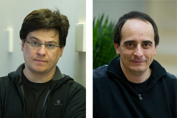 Ricard Solé y Francesc Posas, investigadores del programa de Ciencia de la Fundación Botín Ricard Solé y Francesc Posas, investigadores del programa de Ciencia de la Fundación Botín