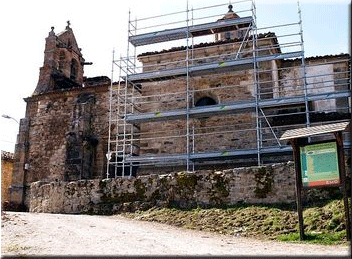 Restauración iglesia de San Mamés, en Polaciones Restauración iglesia de San Mamés, en Polaciones