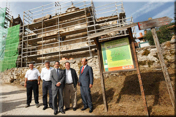 Visita de Miguel Ángel Revilla y Emilio Botín al Valle del Nansa Visita de Miguel Ángel Revilla y Emilio Botín al Valle del Nansa
