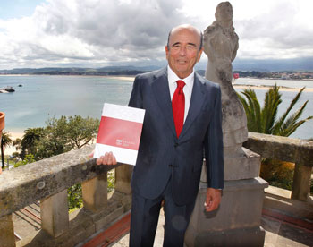 Emilio Botín con Memoria 2011. El Promontorio, Santander Emilio Botín con Memoria 2011. El Promontorio, Santander