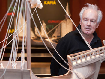 Lothar Baumgarten, en un recorrido por la exposición Lothar Baumgarten, en un recorrido por la exposición