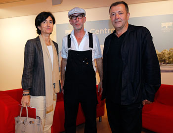 Paloma Botín, Carsten Höller y Vicente Todolí. Centro Botín, Fundacion Botín Paloma Botín, Carsten Höller y Vicente Todolí. Centro Botín, Fundacion Botín