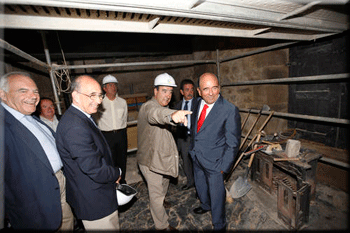 Visita de Miguel Ángel Revilla y Emilio Botín al Valle del Nansa Visita de Miguel Ángel Revilla y Emilio Botín al Valle del Nansa